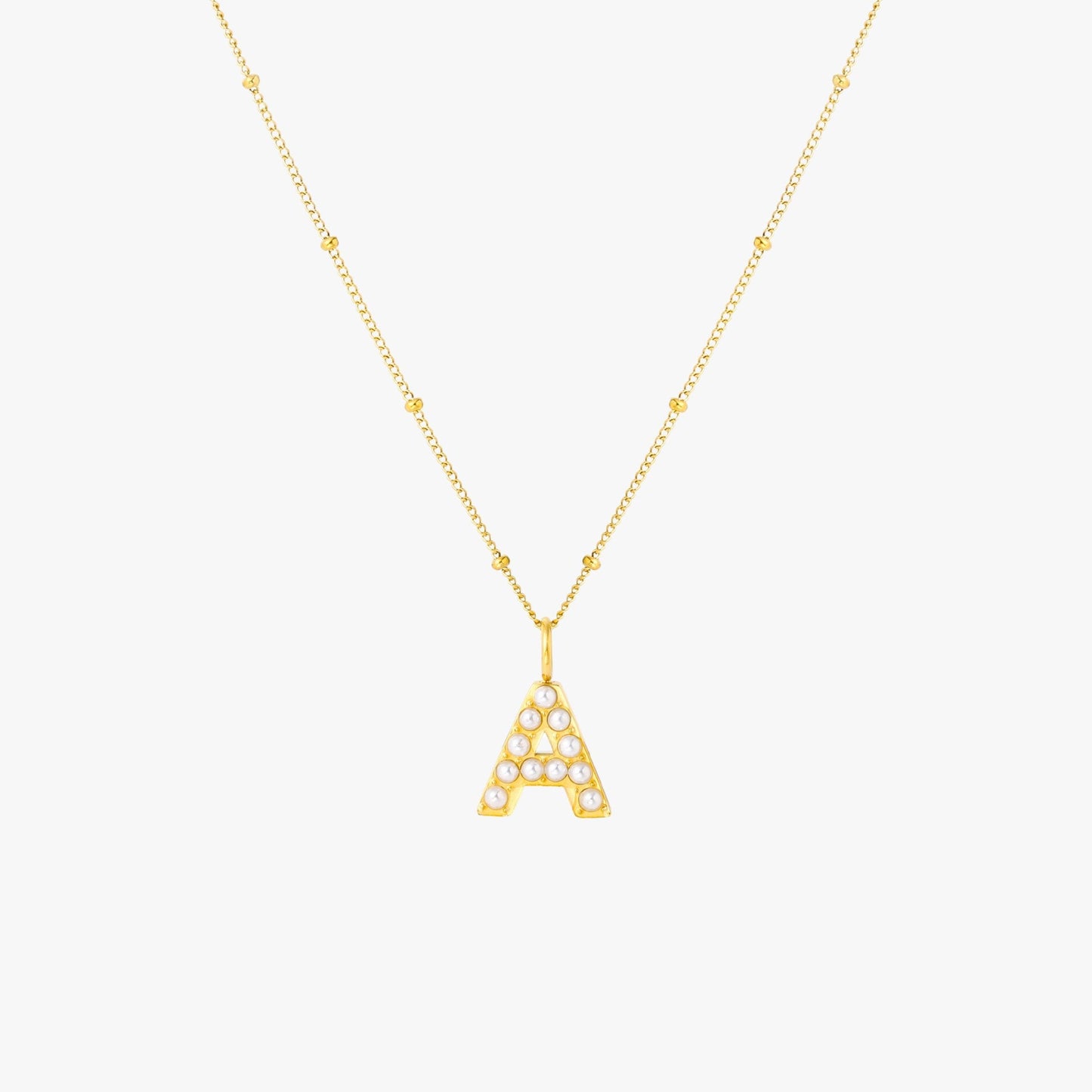 Collar de Perlas con Inicial