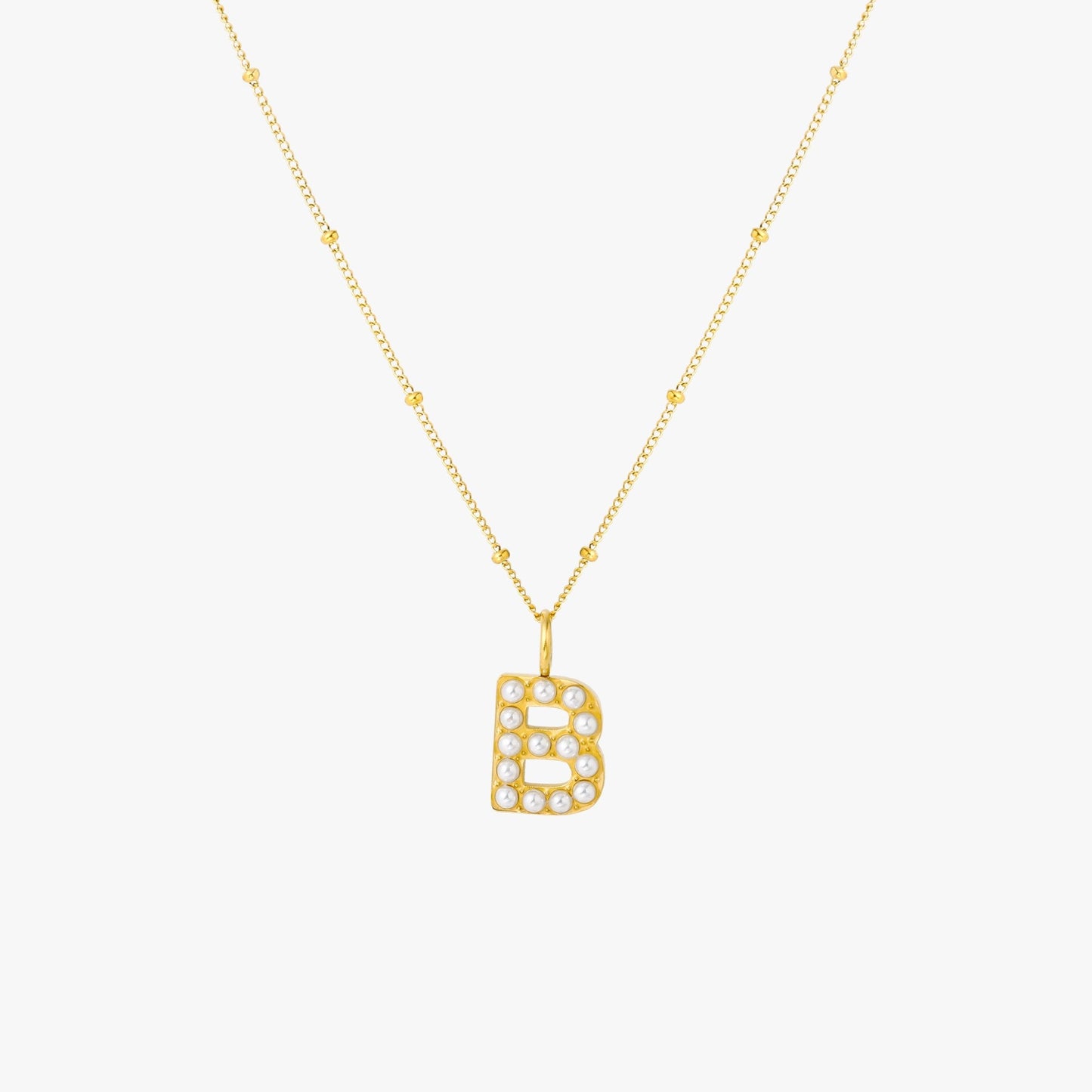 Collar de Perlas con Inicial
