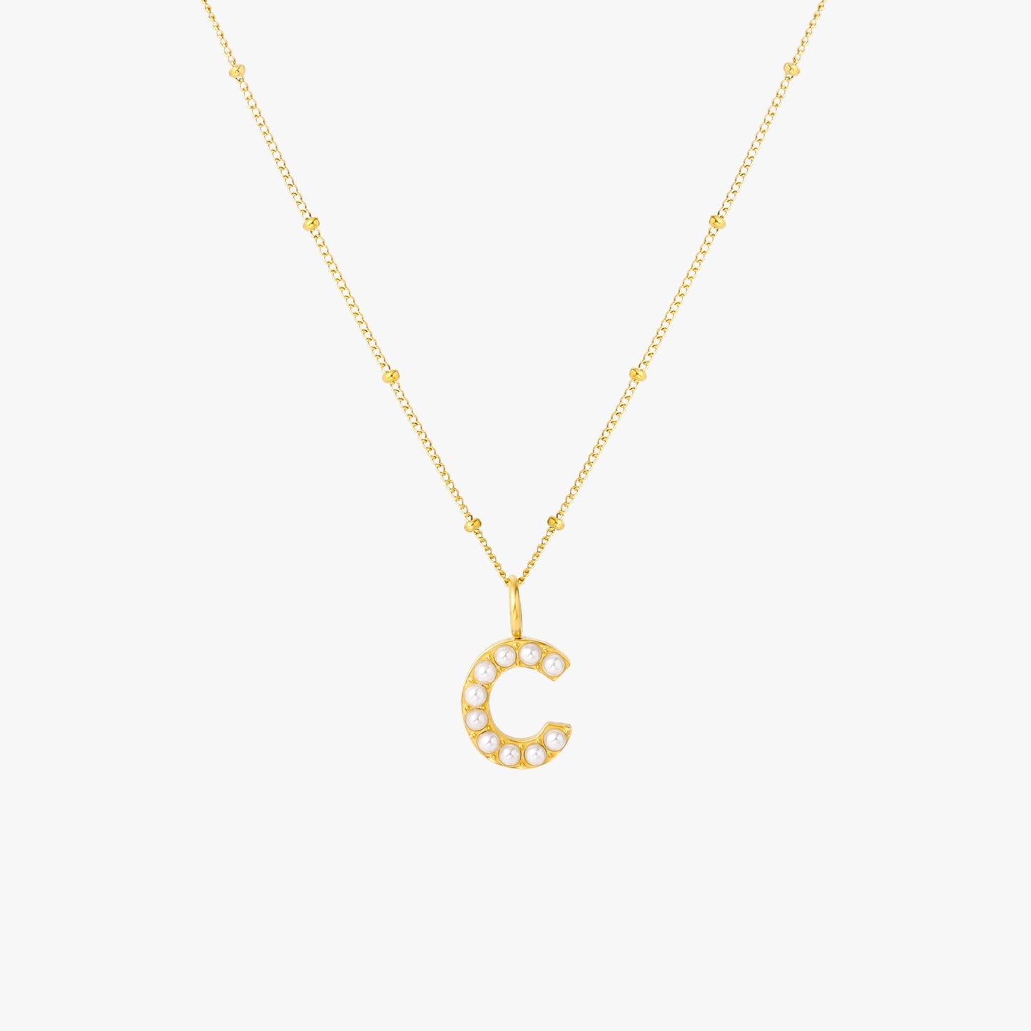 Collar de Perlas con Inicial
