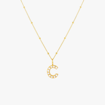 Collar de Perlas con Inicial