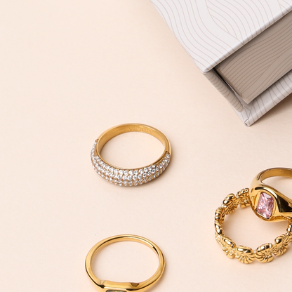 Conjunto de Anillos "Día y Noche"