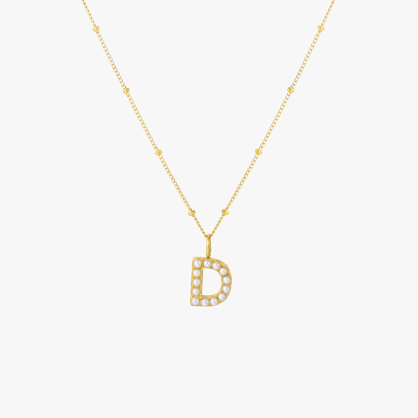 Collar de Perlas con Inicial