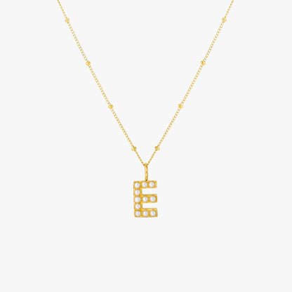 Collar de Perlas con Inicial