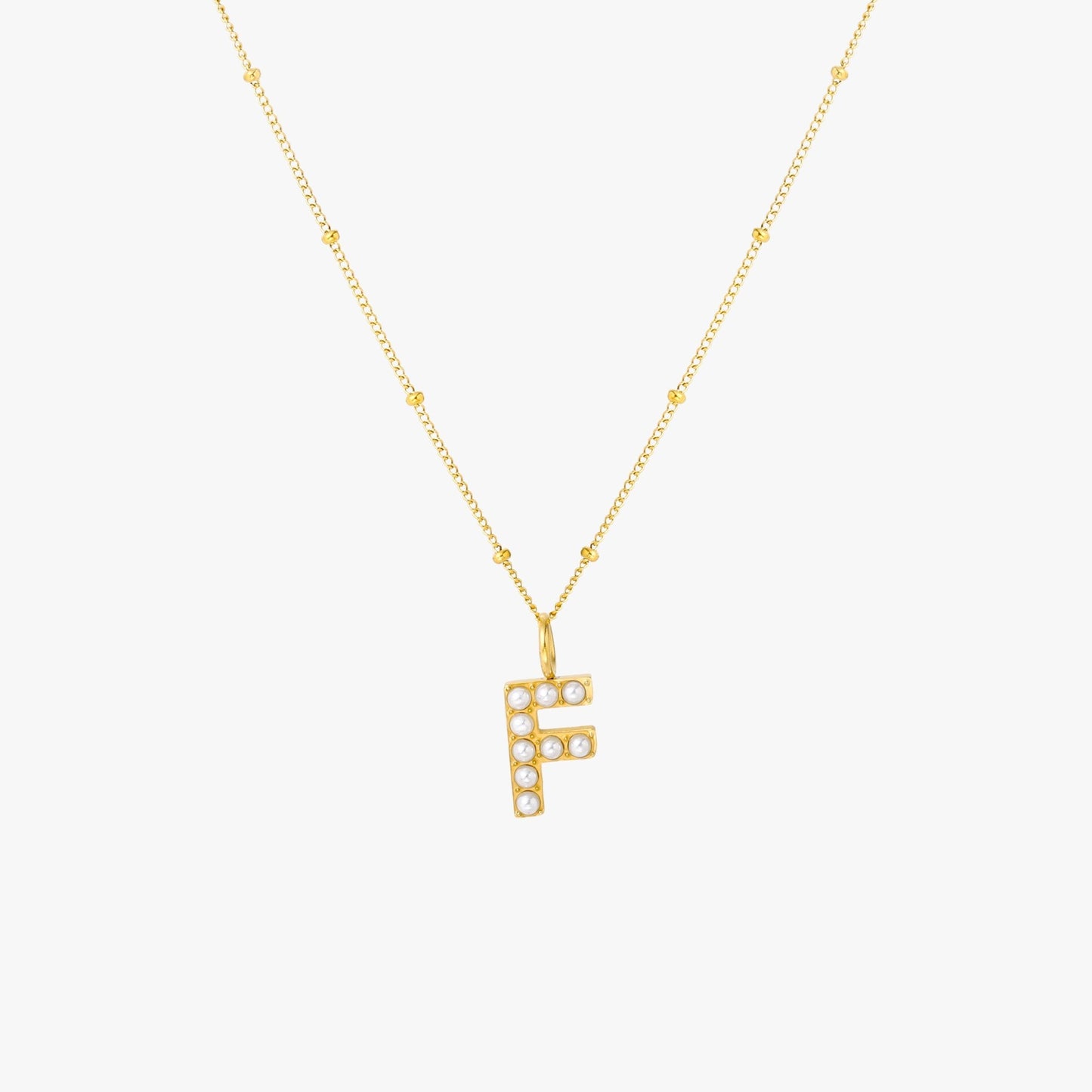 Collar de Perlas con Inicial