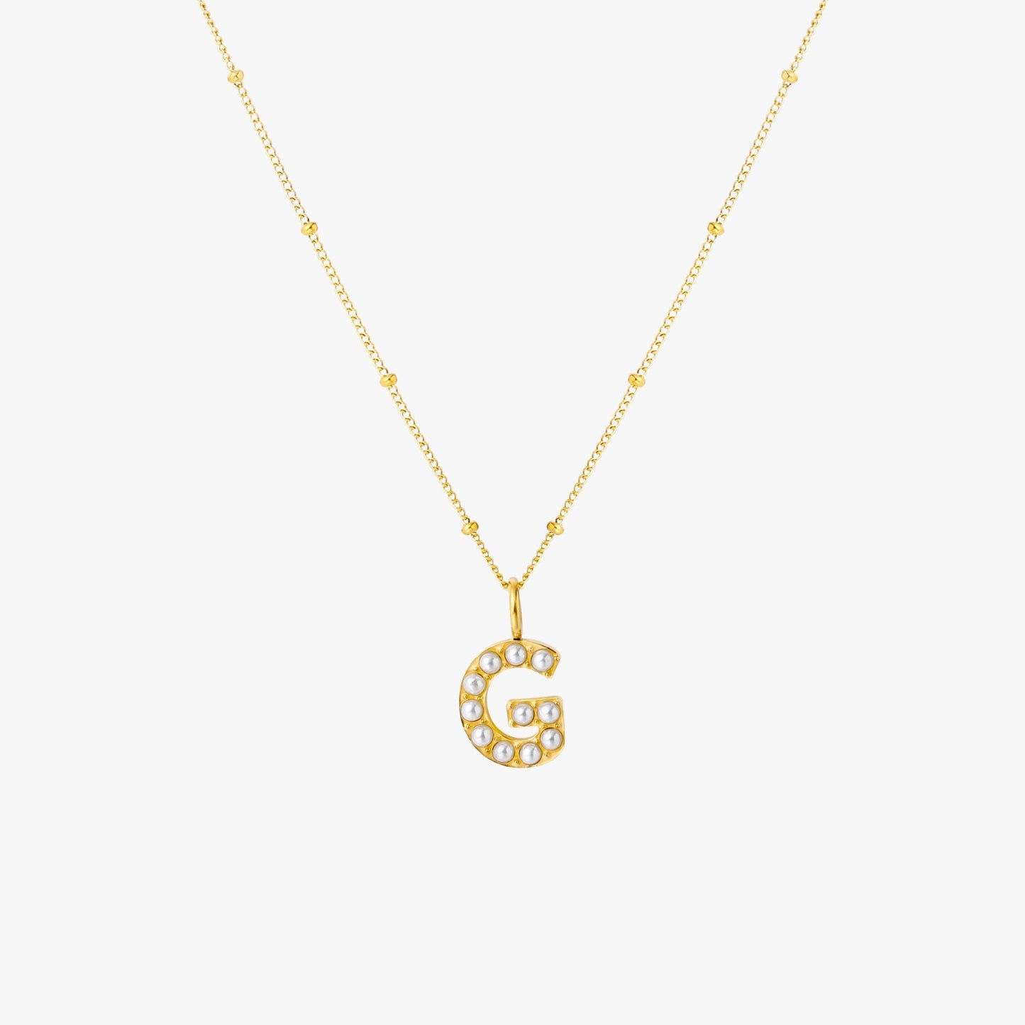 Collar de Perlas con Inicial