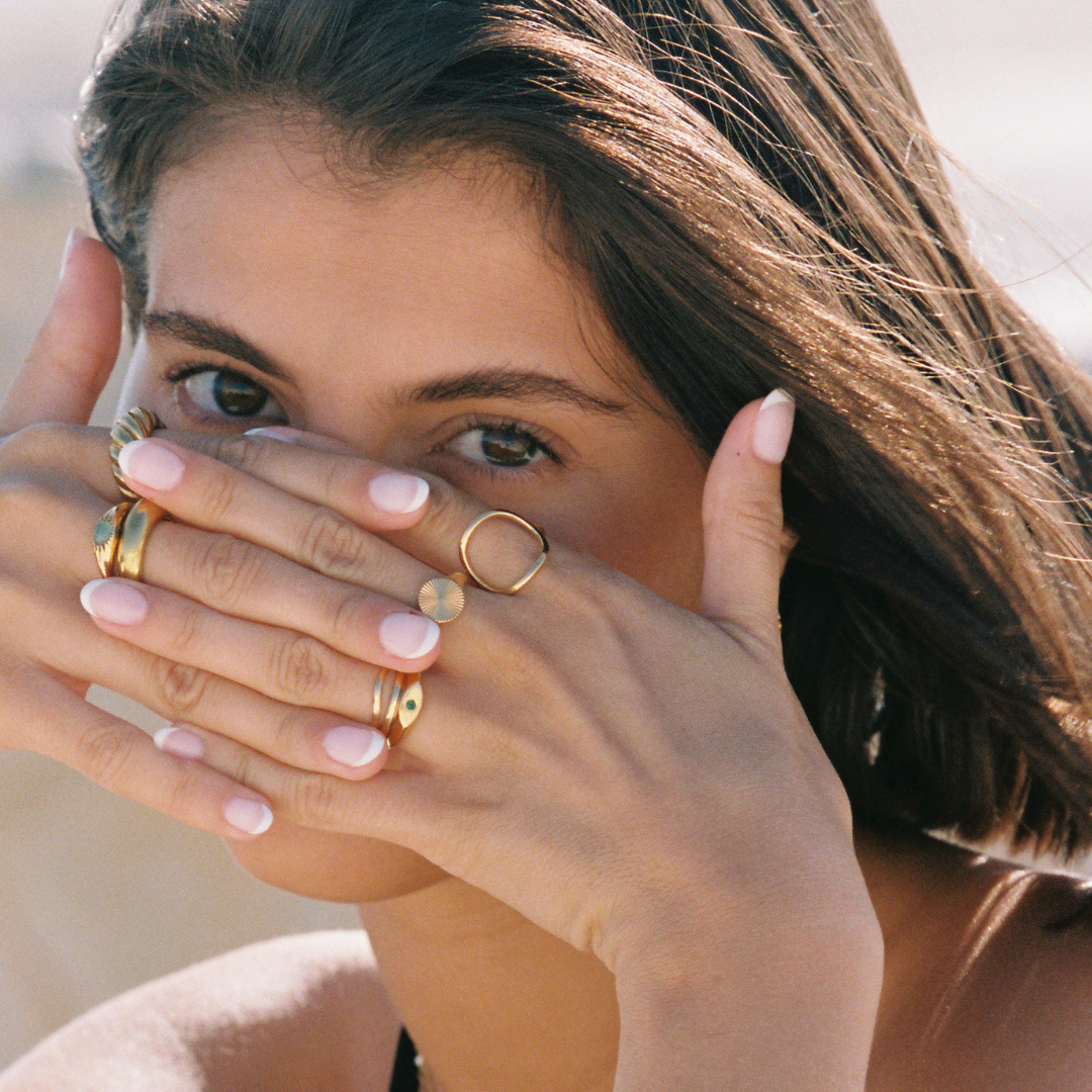 Anillo ovalado "Bahïa"