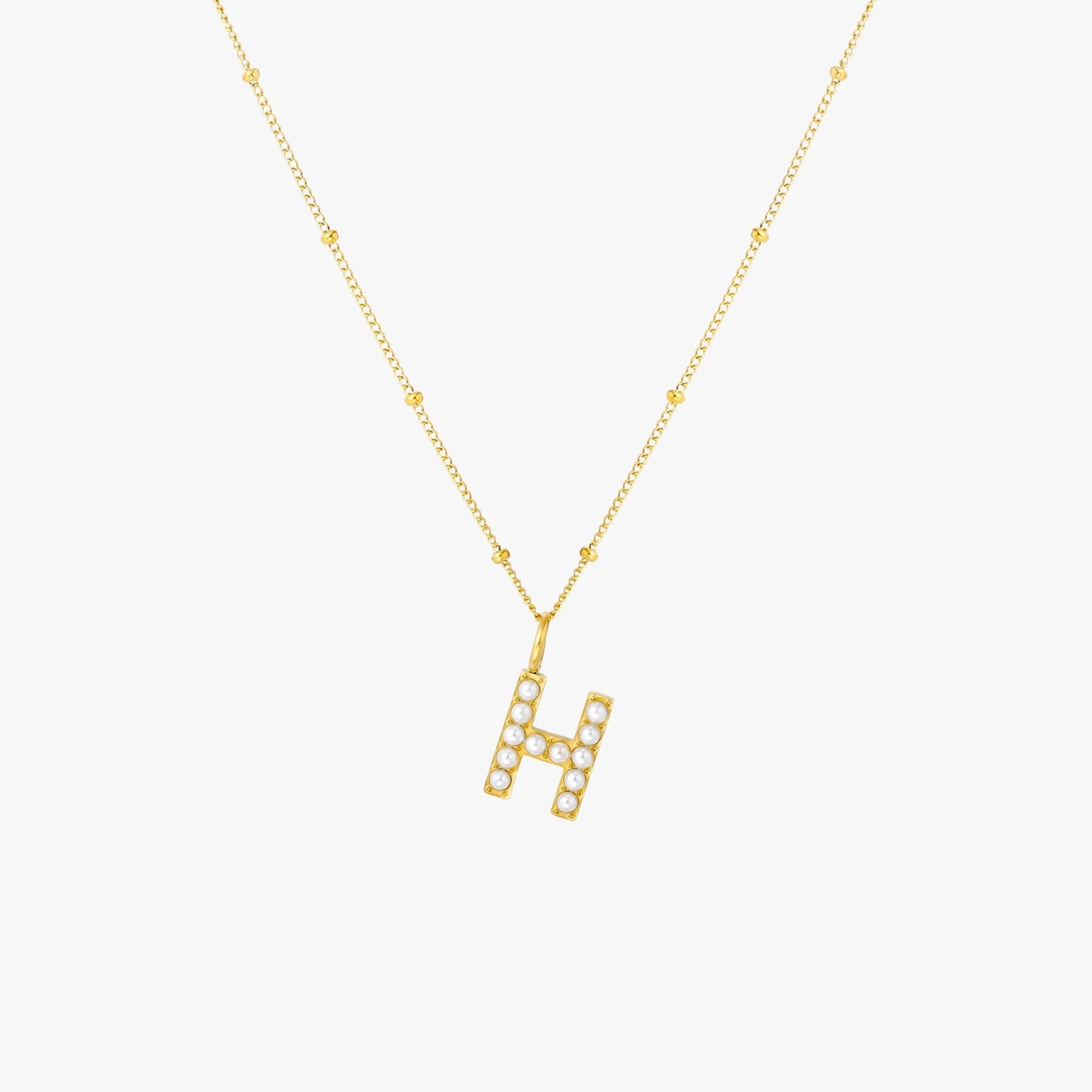 Collar de Perlas con Inicial