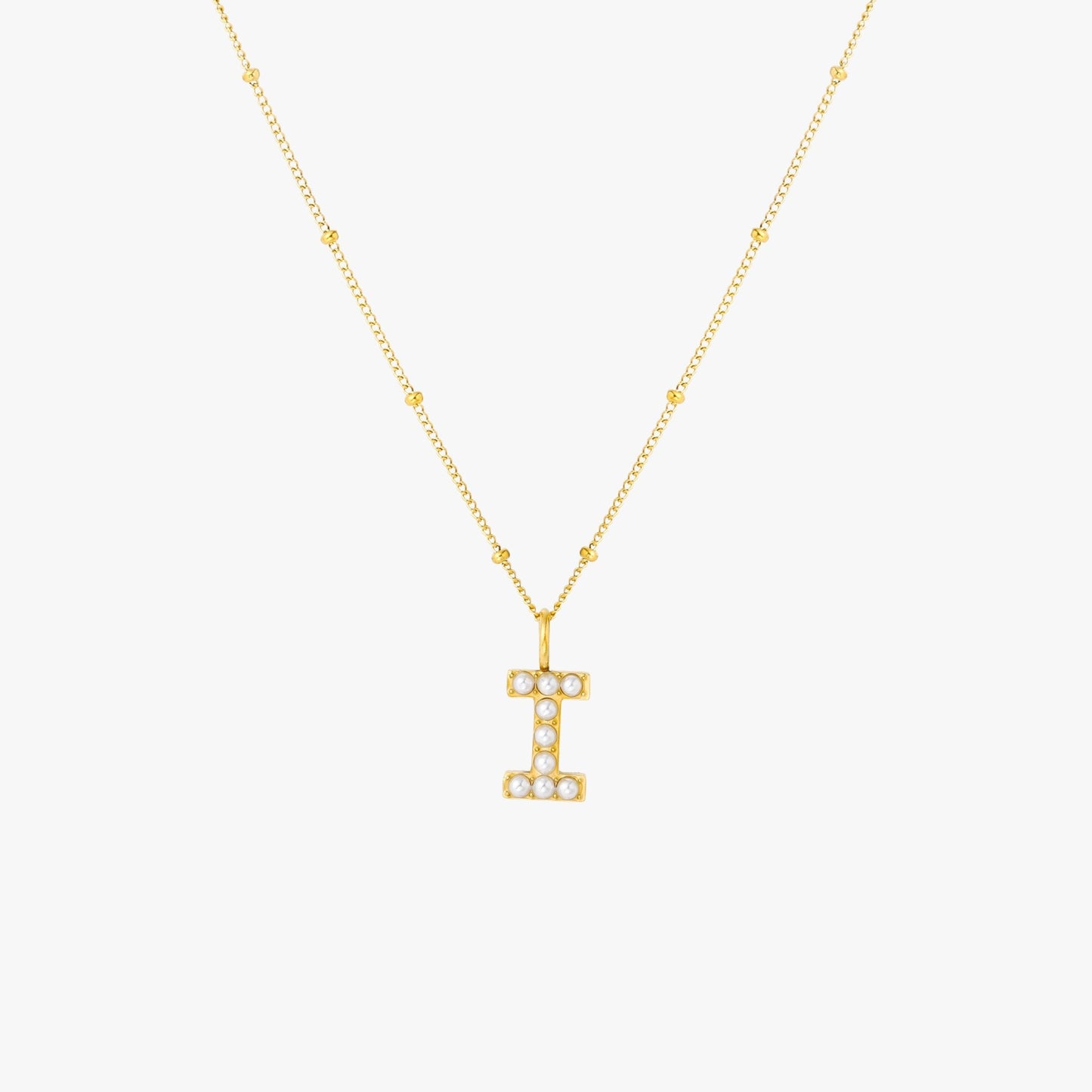 Collar de Perlas con Inicial