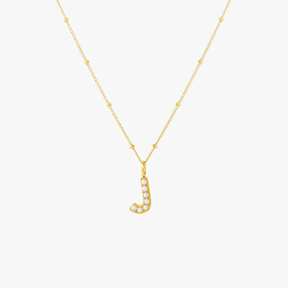Collar de Perlas con Inicial