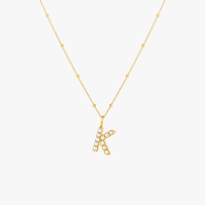 Collar de Perlas con Inicial