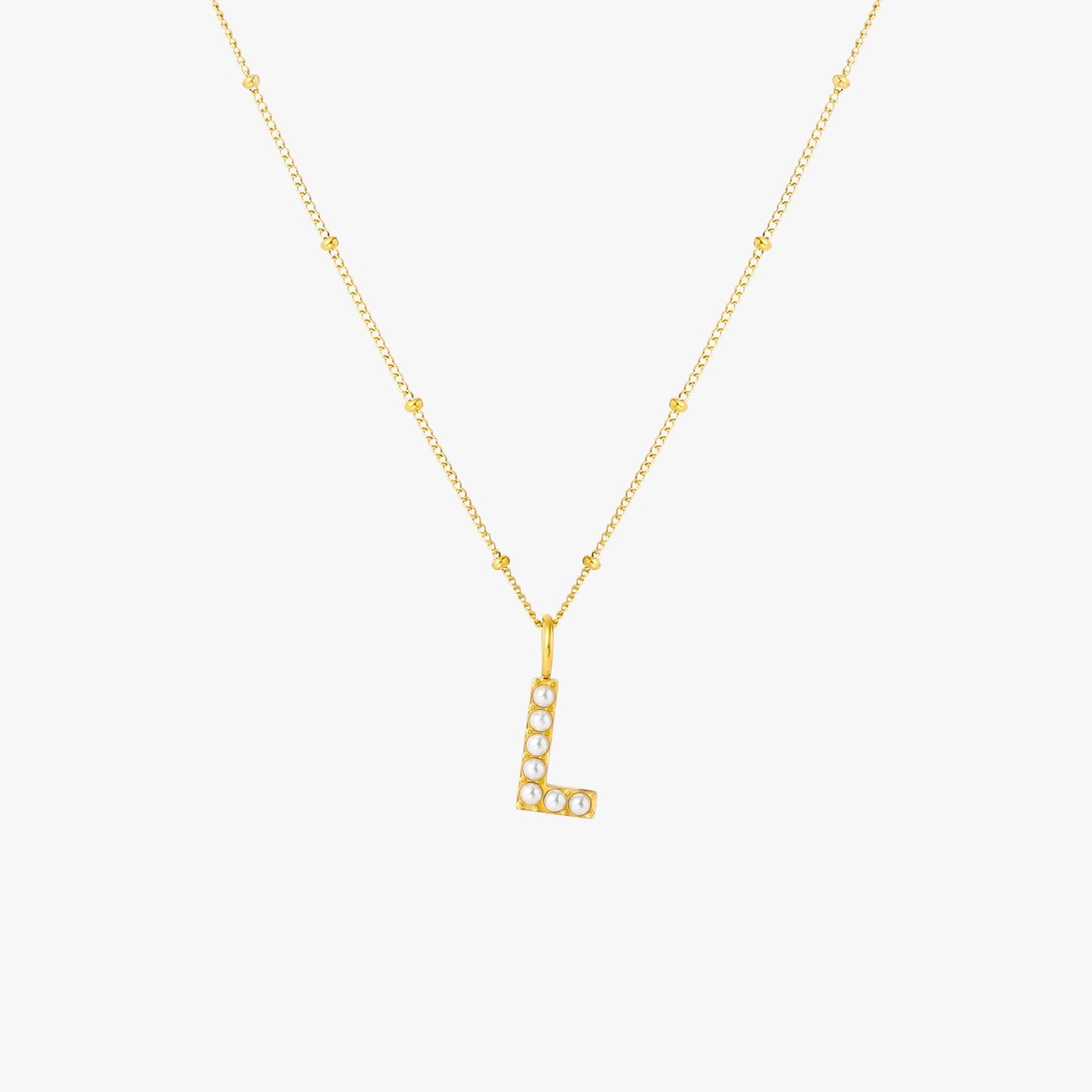 Collar de Perlas con Inicial