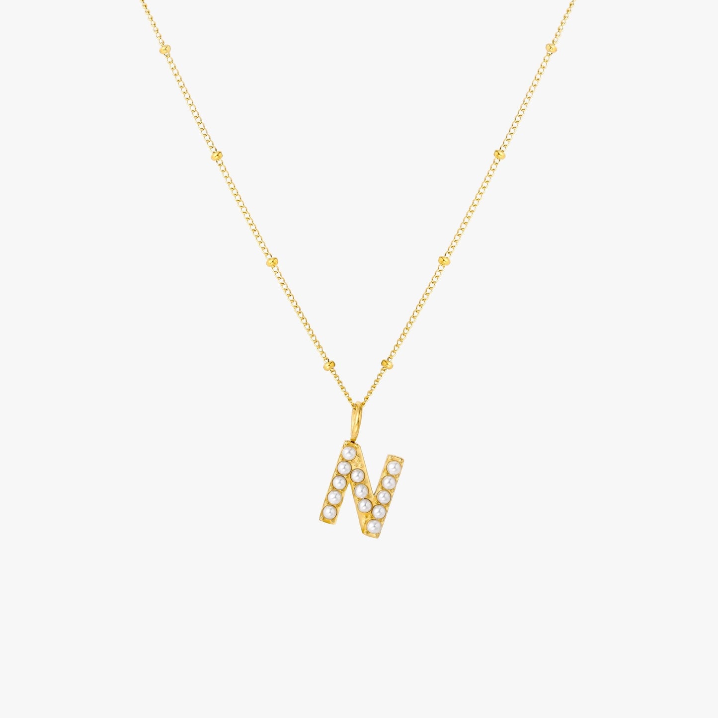 Collar de Perlas con Inicial