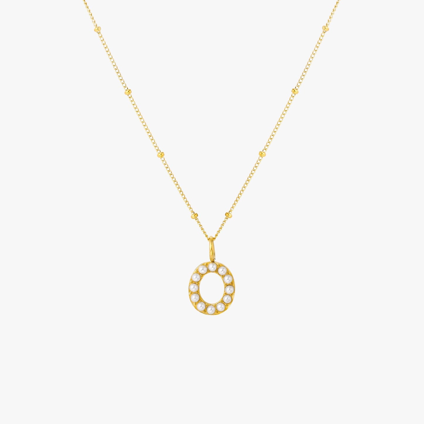 Collar de Perlas con Inicial