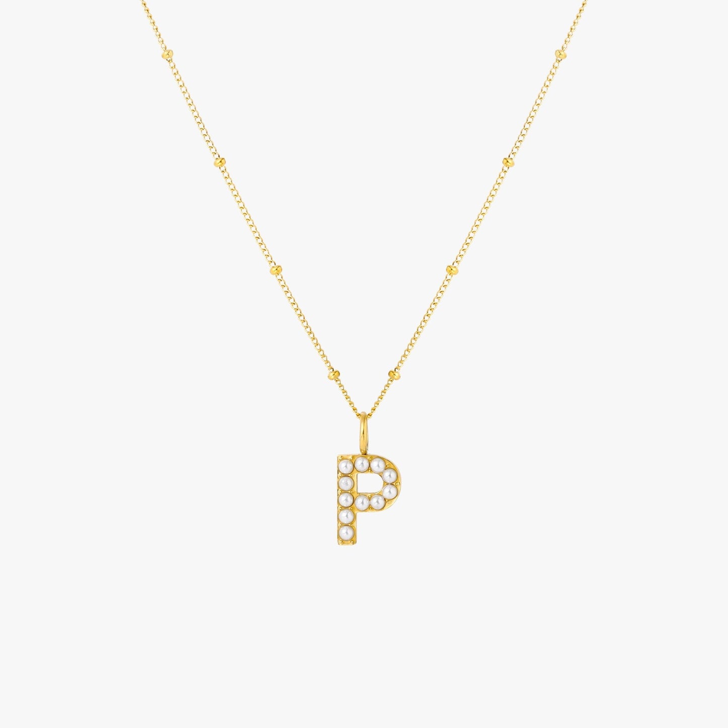Collar de Perlas con Inicial