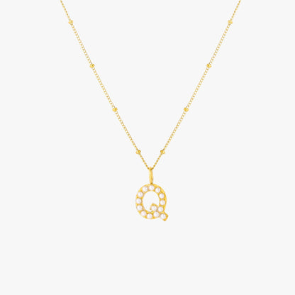 Collar de Perlas con Inicial
