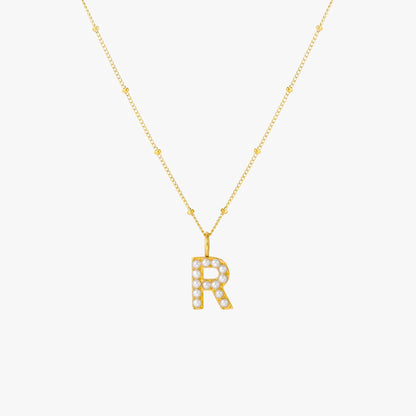 Collar de Perlas con Inicial