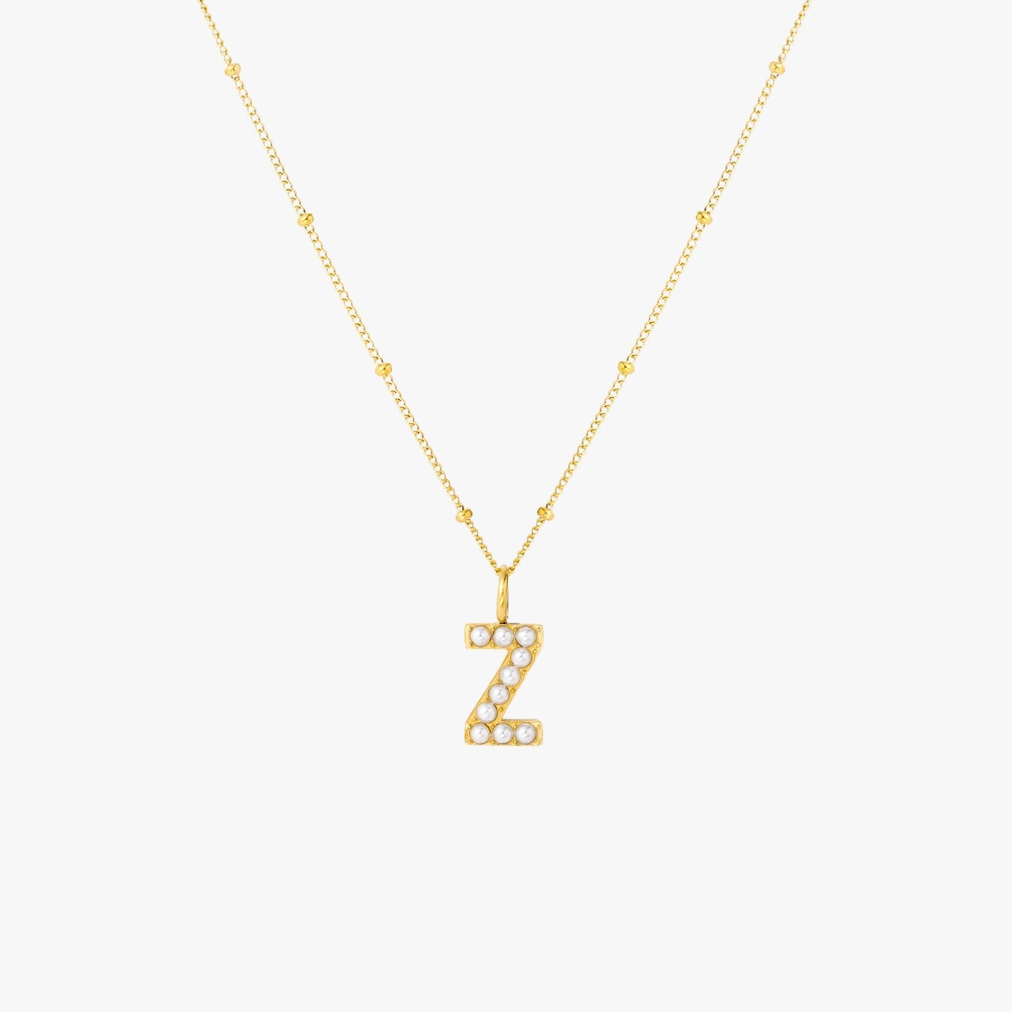 Collar de Perlas con Inicial