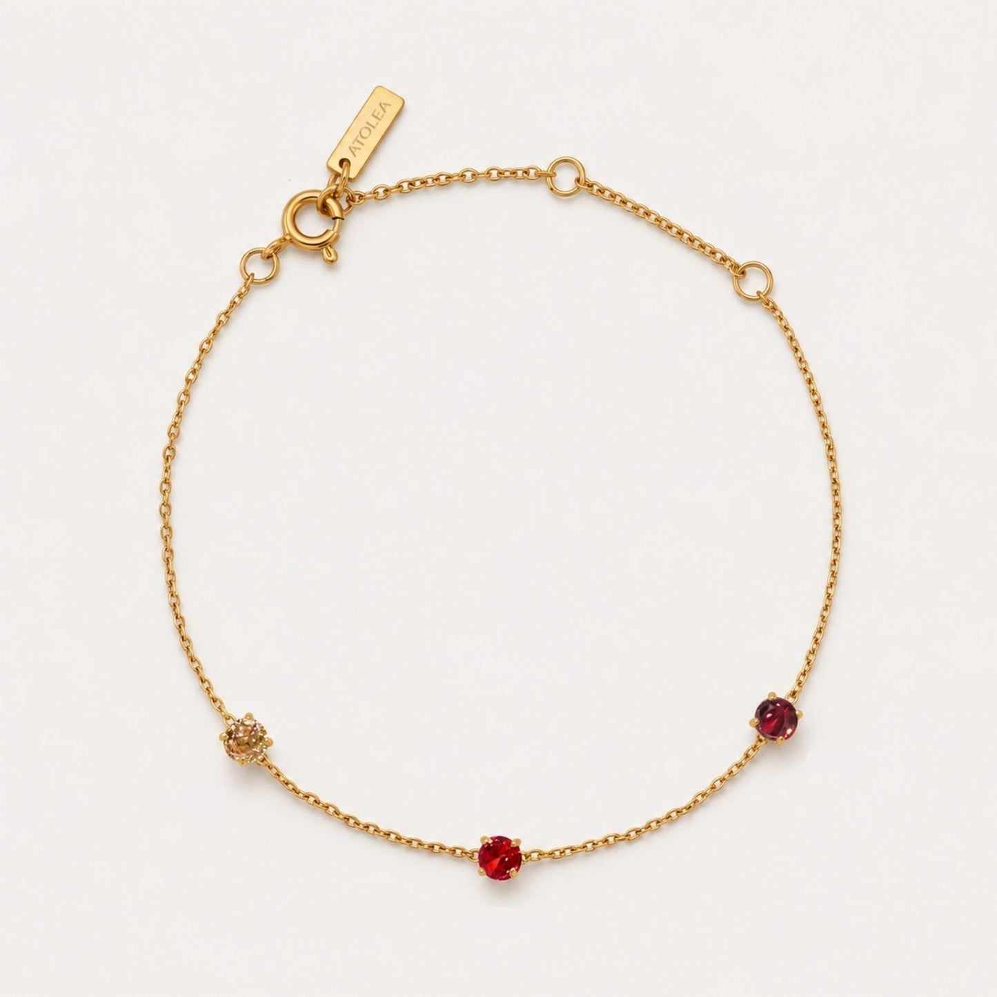 Pulsera personalizada con piedra de nacimiento