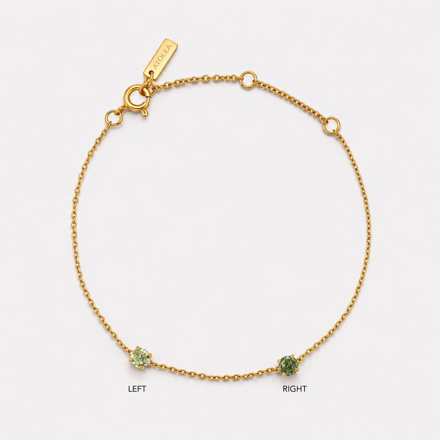 Pulsera personalizada con piedra de nacimiento