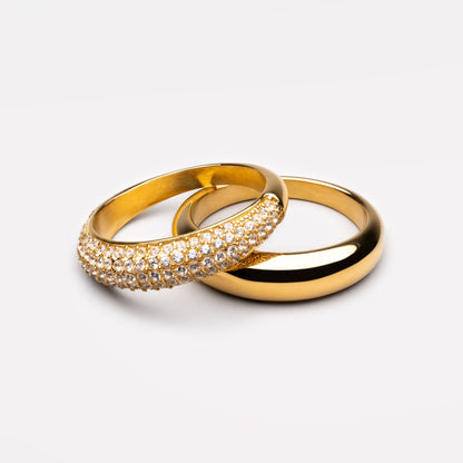 Conjunto de Anillos "Día y Noche"