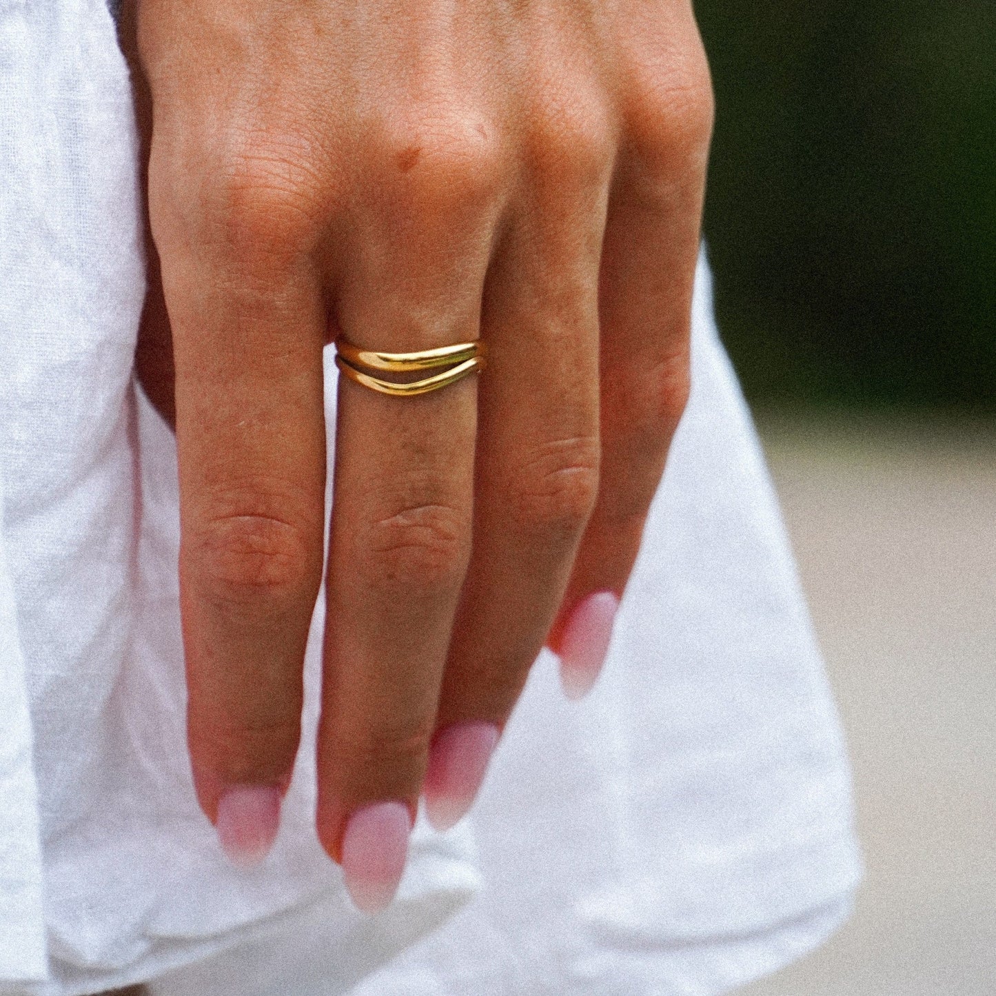Anillo doble "Brisa"
