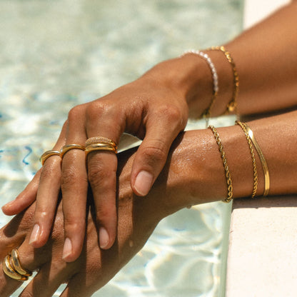 Conjunto de Anillos "Día y Noche"