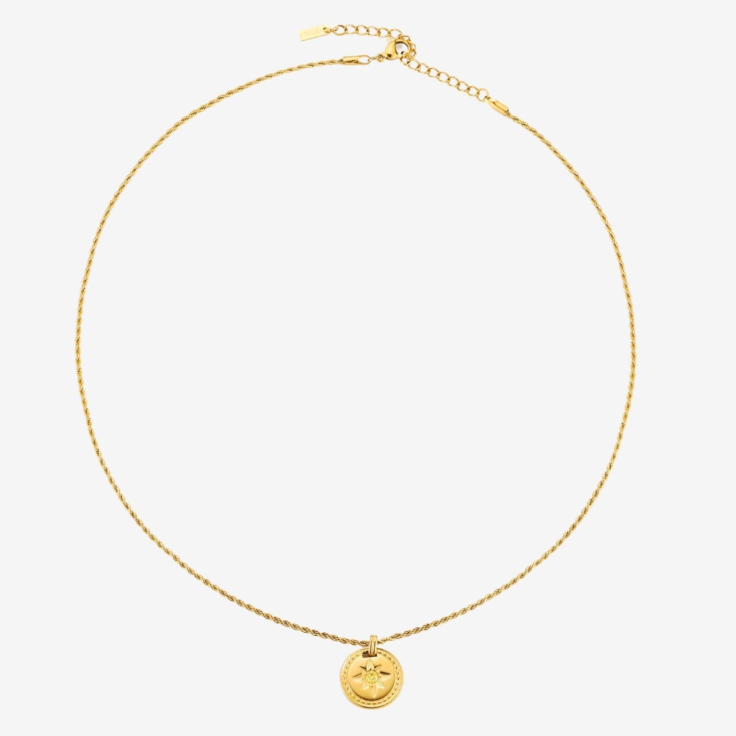 Collar Brújula Dorada