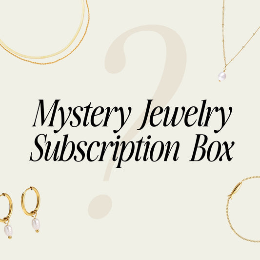 Caja de suscripción de joyería misteriosa