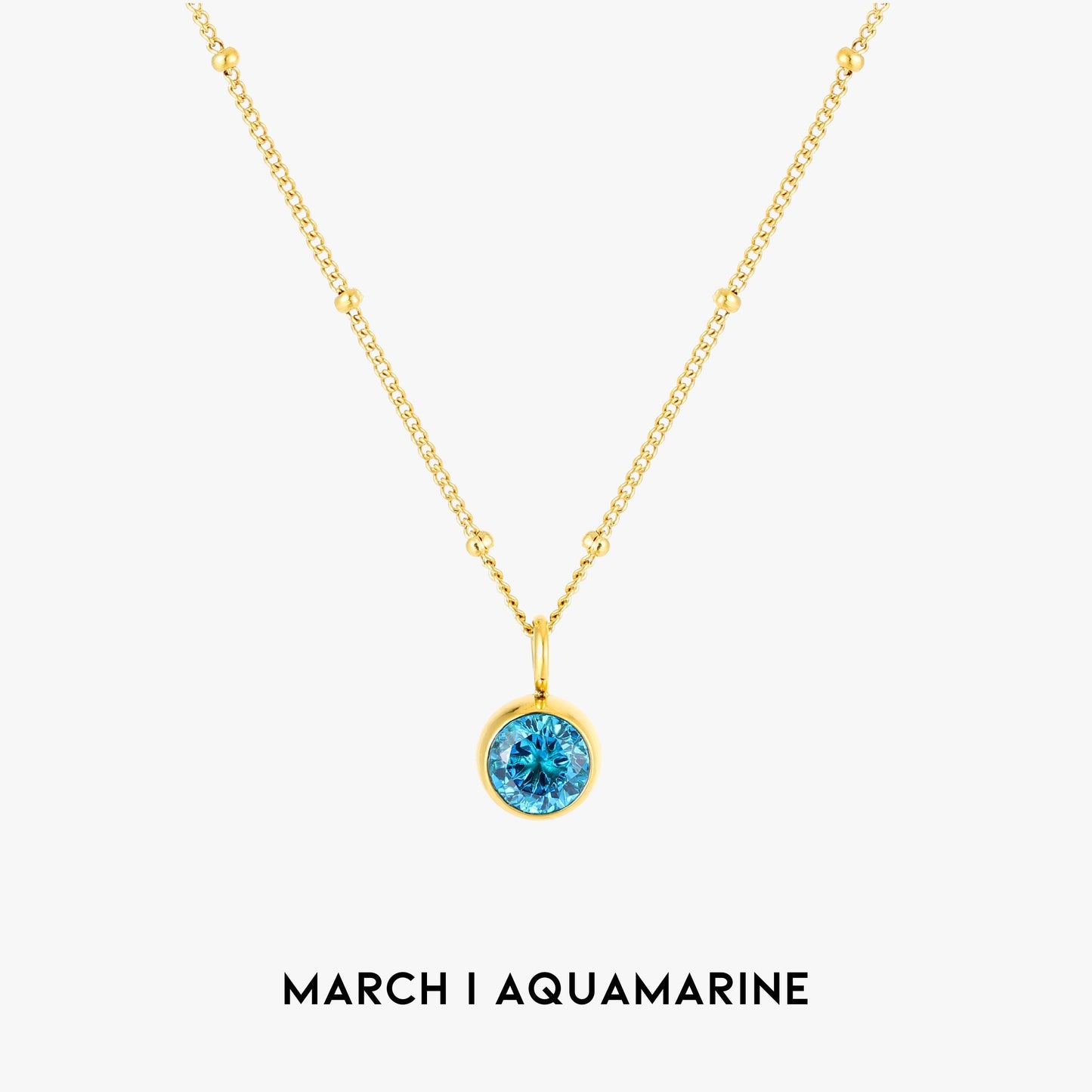 Collar con piedra de nacimiento