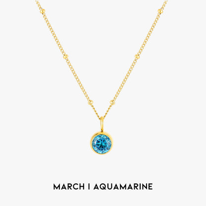 Collar con piedra de nacimiento