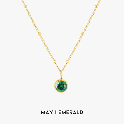 Collar con piedra de nacimiento