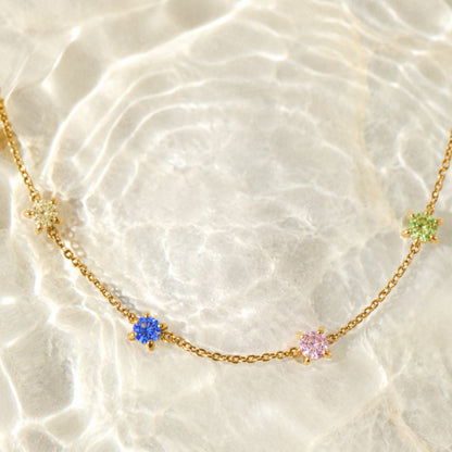 Pulsera personalizada con piedra de nacimiento