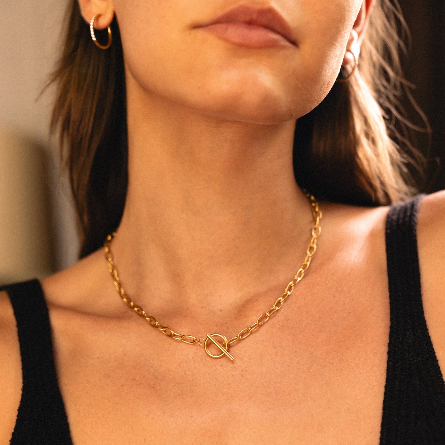 Gargantilla ajustable con clip