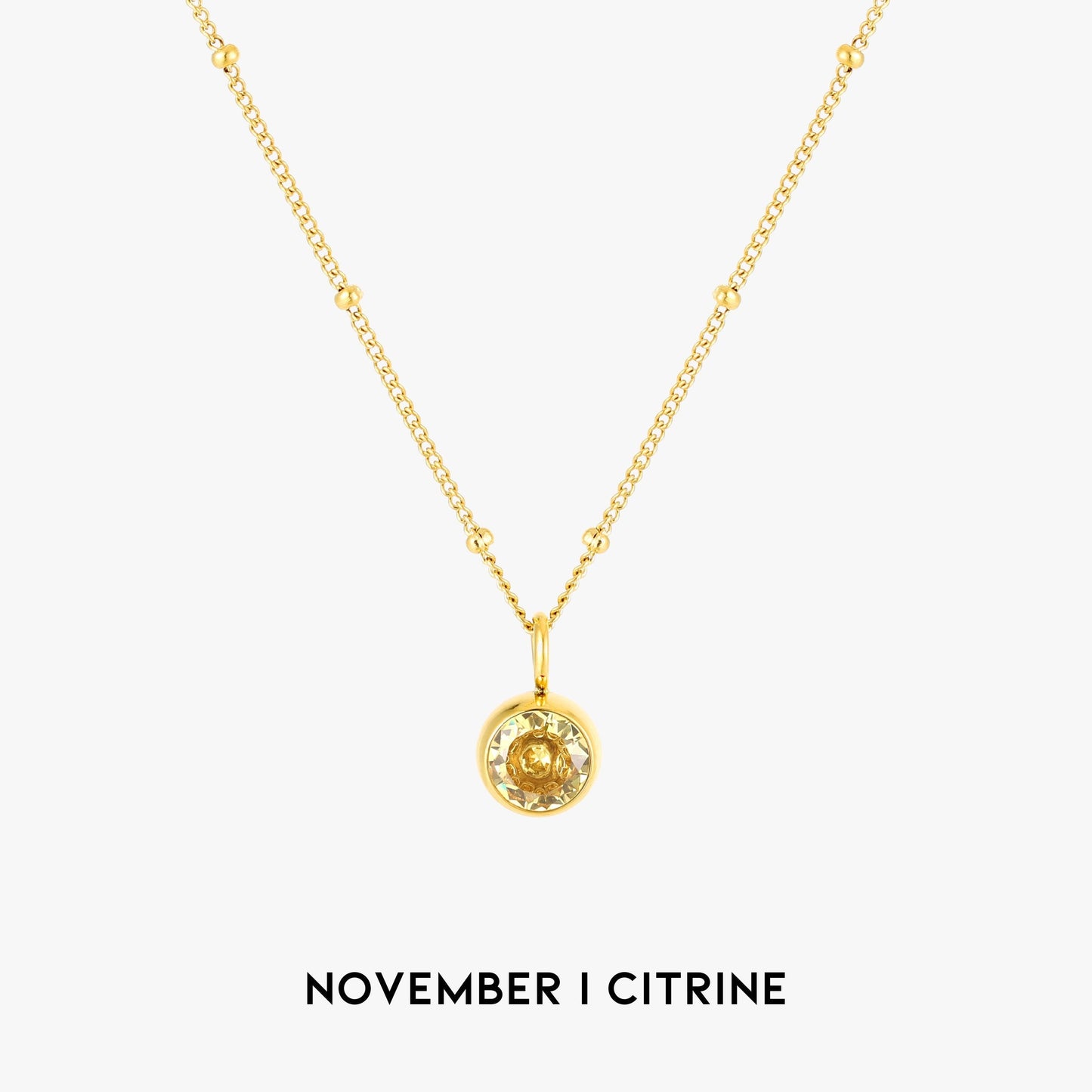 Collar con piedra de nacimiento