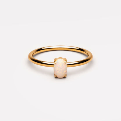 Oval Opal Ring