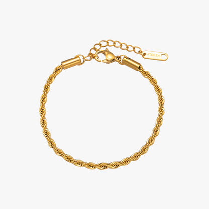 Tobillera de cadena "Calvi" estilo cuerda