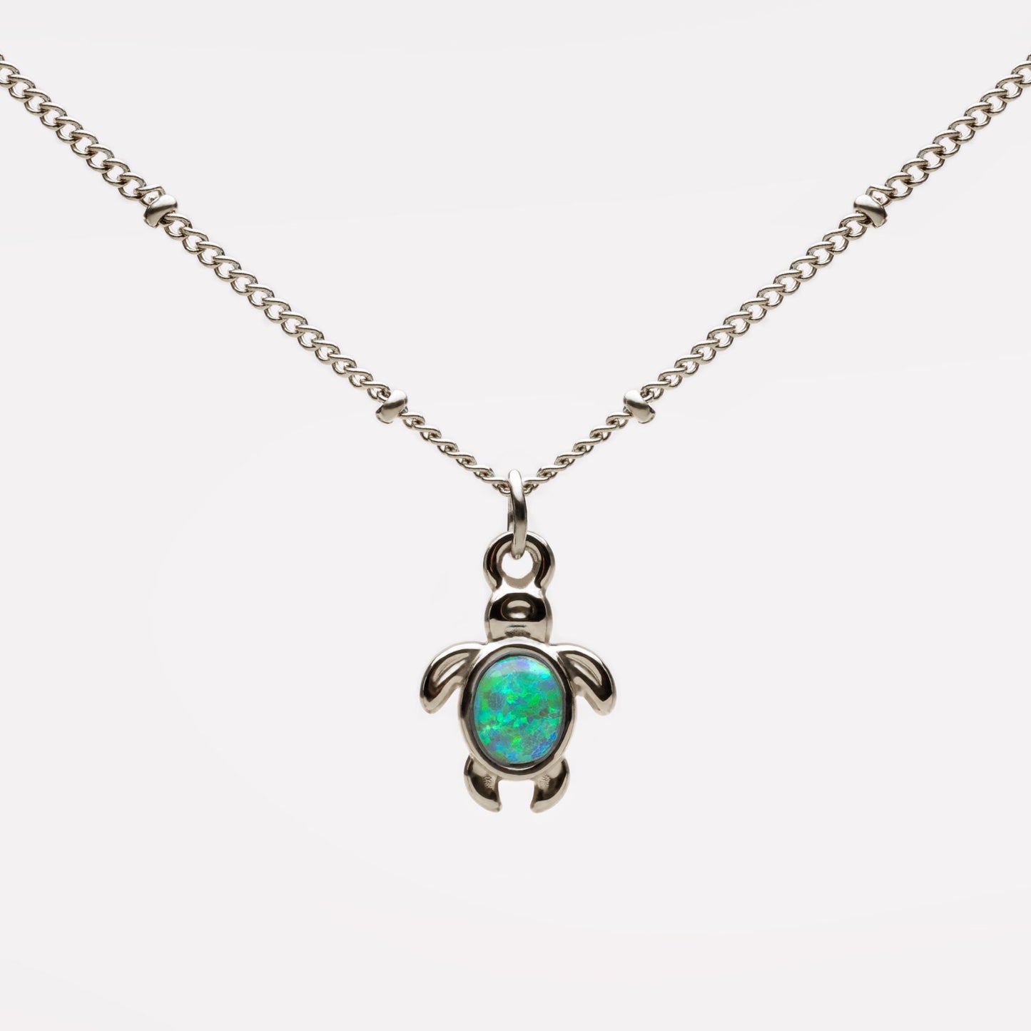 Collar de tortuga de ópalo