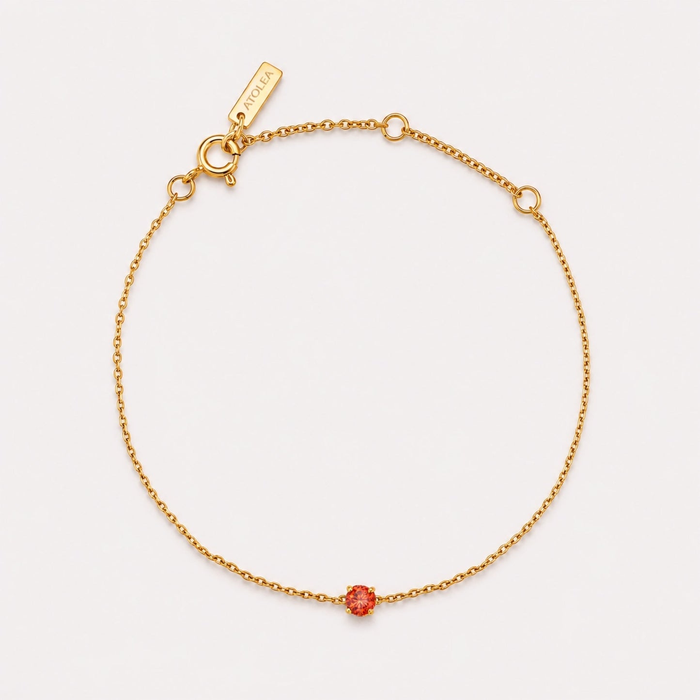 Pulsera personalizada con piedra de nacimiento