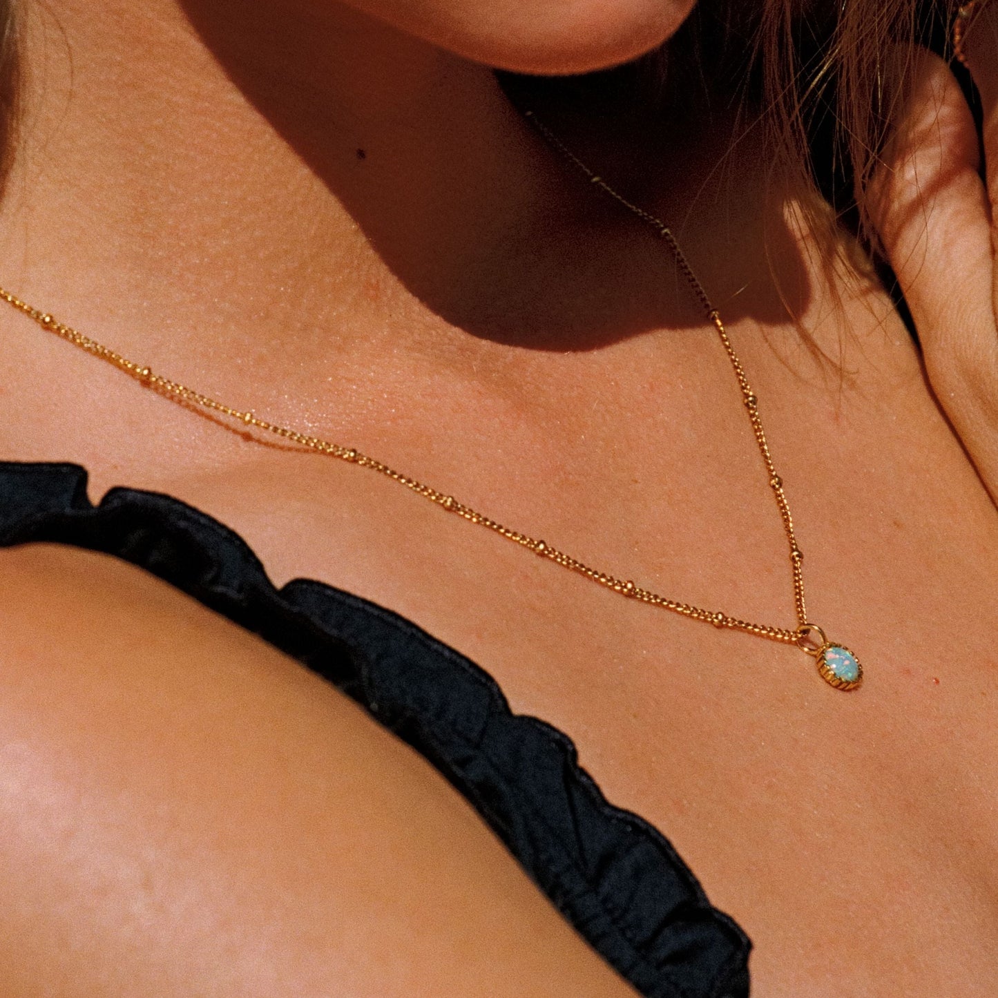Collar de ópalo pequeño